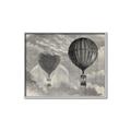 Picture of Sketched Airballoons _GroupedProduct_Rectangle_Landscape_Canvas_Framed_
