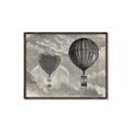 Picture of Sketched Airballoons _GroupedProduct_Rectangle_Landscape_Canvas_Framed_