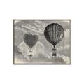 Picture of Sketched Airballoons _GroupedProduct_Rectangle_Landscape_Canvas_Framed_