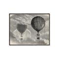 Picture of Sketched Airballoons _GroupedProduct_Rectangle_Landscape_Canvas_Framed_