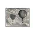 Picture of Sketched Airballoons _GroupedProduct_Rectangle_Landscape_Canvas_Framed_