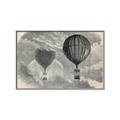 Picture of Sketched Airballoons _GroupedProduct_Rectangle_Landscape_Canvas_Framed_
