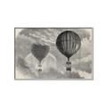 Picture of Sketched Airballoons _GroupedProduct_Rectangle_Landscape_Canvas_Framed_