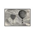 Picture of Sketched Airballoons _GroupedProduct_Rectangle_Landscape_Canvas_Framed_