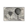 Picture of Sketched Airballoons _GroupedProduct_Rectangle_Landscape_Canvas_Framed_