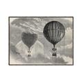 Picture of Sketched Airballoons _GroupedProduct_Rectangle_Landscape_Canvas_Framed_