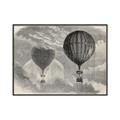 Picture of Sketched Airballoons _GroupedProduct_Rectangle_Landscape_Canvas_Framed_