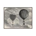 Picture of Sketched Airballoons _GroupedProduct_Rectangle_Landscape_Canvas_Framed_