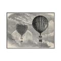 Picture of Sketched Airballoons _GroupedProduct_Rectangle_Landscape_Canvas_Framed_