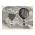 Picture of Sketched Airballoons _GroupedProduct_Rectangle_Landscape_Canvas_Framed_