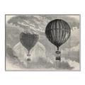 Picture of Sketched Airballoons _GroupedProduct_Rectangle_Landscape_Canvas_Framed_
