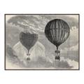 Picture of Sketched Airballoons _GroupedProduct_Rectangle_Landscape_Canvas_Framed_