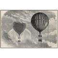 Picture of Sketched Airballoons _GroupedProduct_Rectangle_Landscape_Canvas_Framed_