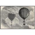 Picture of Sketched Airballoons _GroupedProduct_Rectangle_Landscape_Canvas_Framed_