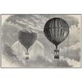 Picture of Sketched Airballoons _GroupedProduct_Rectangle_Landscape_Canvas_Framed_