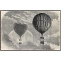 Picture of Sketched Airballoons _GroupedProduct_Rectangle_Landscape_Canvas_Framed_