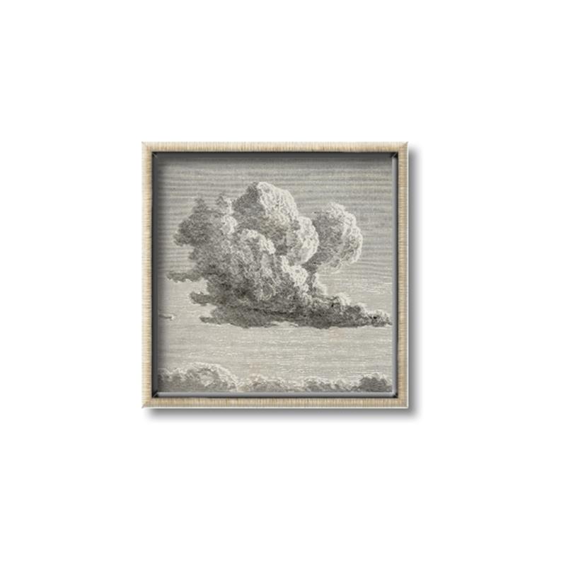 Picture of Sketched Clouds _GroupedProduct_Square_Canvas_Framed_