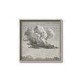 Picture of Sketched Clouds _GroupedProduct_Square_Canvas_Framed_