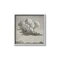 Picture of Sketched Clouds _GroupedProduct_Square_Canvas_Framed_