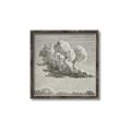 Picture of Sketched Clouds _GroupedProduct_Square_Canvas_Framed_
