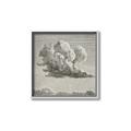 Picture of Sketched Clouds _GroupedProduct_Square_Canvas_Framed_