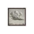 Picture of Sketched Clouds _GroupedProduct_Square_Canvas_Framed_