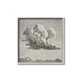 Picture of Sketched Clouds _GroupedProduct_Square_Canvas_Framed_