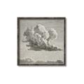 Picture of Sketched Clouds _GroupedProduct_Square_Canvas_Framed_