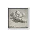 Picture of Sketched Clouds _GroupedProduct_Square_Canvas_Framed_