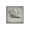 Picture of Sketched Clouds _GroupedProduct_Square_Canvas_Framed_
