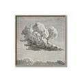Picture of Sketched Clouds _GroupedProduct_Square_Canvas_Framed_