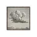 Picture of Sketched Clouds _GroupedProduct_Square_Canvas_Framed_