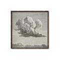 Picture of Sketched Clouds _GroupedProduct_Square_Canvas_Framed_
