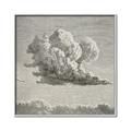 Picture of Sketched Clouds _GroupedProduct_Square_Canvas_Framed_