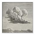 Picture of Sketched Clouds _GroupedProduct_Square_Canvas_Framed_