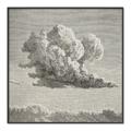 Picture of Sketched Clouds _GroupedProduct_Square_Canvas_Framed_
