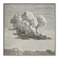 Picture of Sketched Clouds _GroupedProduct_Square_Canvas_Framed_