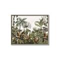 Picture of Jungle Flowers  _GroupedProduct_Rectangle_Landscape_Canvas_Framed_