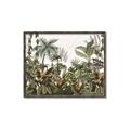 Picture of Jungle Flowers  _GroupedProduct_Rectangle_Landscape_Canvas_Framed_