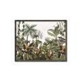 Picture of Jungle Flowers  _GroupedProduct_Rectangle_Landscape_Canvas_Framed_