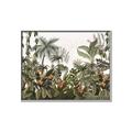 Picture of Jungle Flowers  _GroupedProduct_Rectangle_Landscape_Canvas_Framed_
