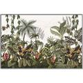 Picture of Jungle Flowers  _GroupedProduct_Rectangle_Landscape_Canvas_Framed_
