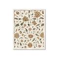 Picture of Nouveau Florals I _GroupedProduct_Rectangle_Portrait_Framed_Matted_