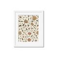 Picture of Nouveau Florals I _GroupedProduct_Rectangle_Portrait_Framed_Matted_