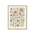 Picture of Nouveau Florals I _GroupedProduct_Rectangle_Portrait_Framed_Matted_