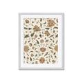 Picture of Nouveau Florals I _GroupedProduct_Rectangle_Portrait_Framed_Matted_
