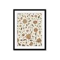 Picture of Nouveau Florals II _GroupedProduct_Rectangle_Portrait_Framed_Matted_