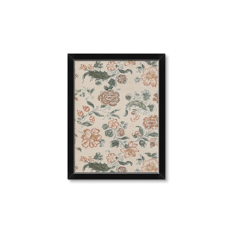 Picture of Vintage Florals I _GroupedProduct_Rectangle_Portrait_Framed_Matted_