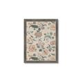 Picture of Vintage Florals I _GroupedProduct_Rectangle_Portrait_Framed_Matted_