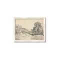 Picture of Sketched Creek _GroupedProduct_Rectangle_Landscape_Framed_Matted_
